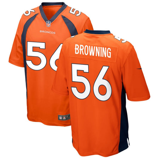 Baron Browning Denver Broncos Nike Game Jersey - Orange