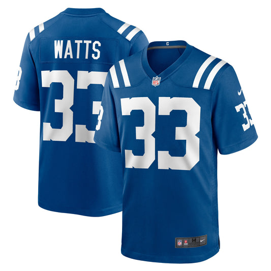 Armani Watts Indianapolis Colts Nike Player Game Jersey - Royal