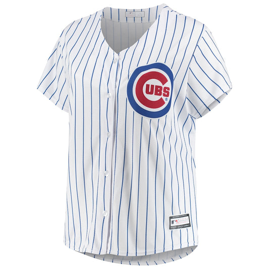 Women's  Profile Cubs Plus Size Sanitized Replica Team Jersey - White