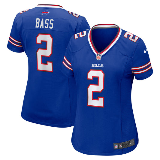 Tyler Bass Buffalo Bills Nike Women's Game Jersey - Royal