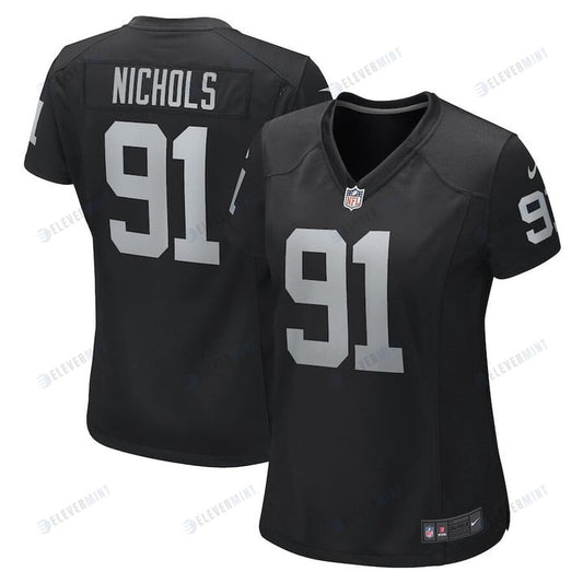 Bilal Nichols Las Vegas Raiders Women's Game Player Jersey - Black