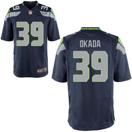 Ty Okada Seattle Seahawks Nike Youth Game Jersey - College Navy