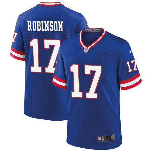 Wan'Dale Robinson New York Giants Nike Classic Game Jersey - Royal