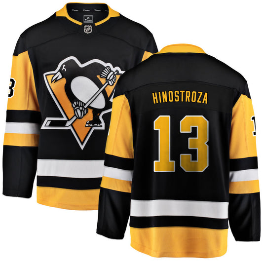 Vinnie Hinostroza Pittsburgh Penguins Fanatics Branded Home Breakaway Jersey - Black