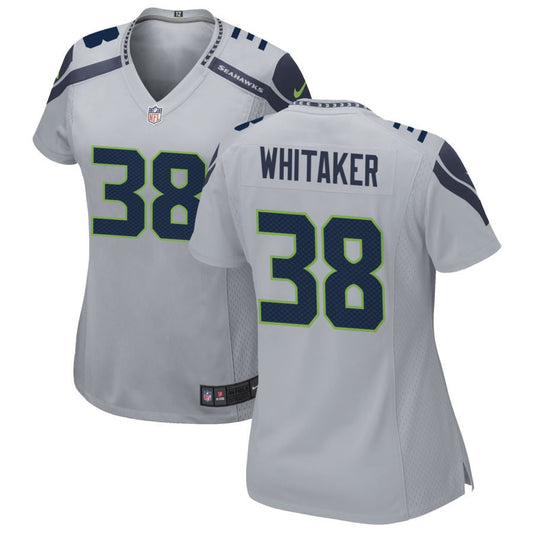 Andrew Whitaker Seattle Seahawks Nike Women's Alternate Game Jersey - Gray