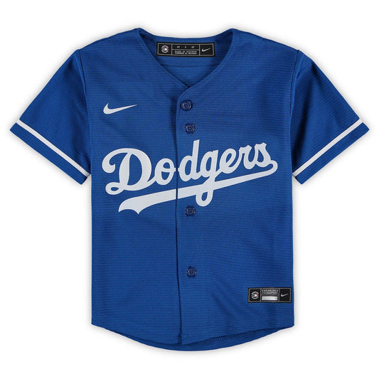 Youth  Nike Dodgers Home Replica Team Jersey - Blue