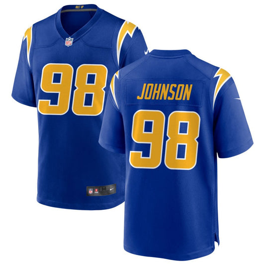 Austin Johnson Los Angeles Chargers Nike Alternate Game Jersey - Royal