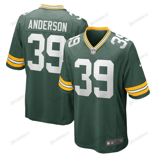 Zayne Anderson 39 Green Bay Packers Men Team Game Jersey - Green