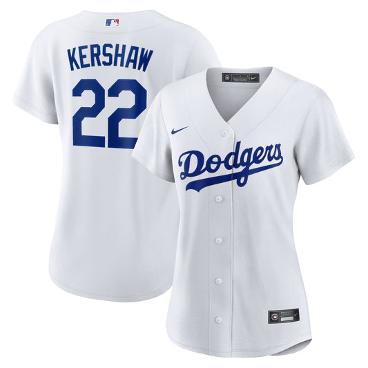 Women's Clayton Kershaw Nike Dodgers Replica Player Jersey - White