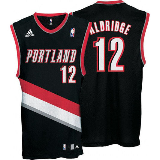 Youth Portland Trail Blazers LaMarcus Aldridge Away Jersey - Black