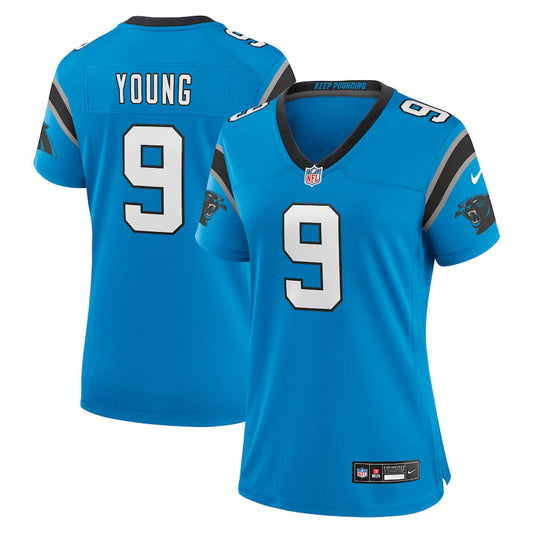 Women's Carolina Panthers Bryce Young Game Jersey - Blue