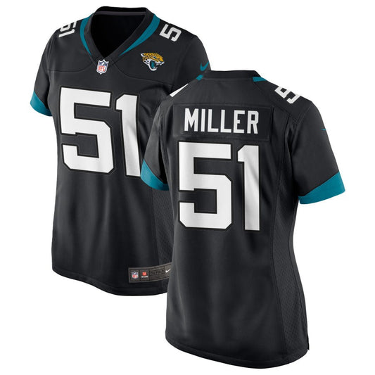 Ventrell Miller Jacksonville Jaguars Nike Women's Jersey - Black