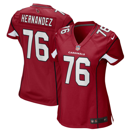 Will Hernandez Arizona Cardinals Nike Women's Game Player Jersey - Cardinal