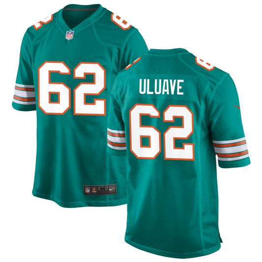 Alama Uluave Miami Dolphins Nike Alternate Game Jersey - Aqua