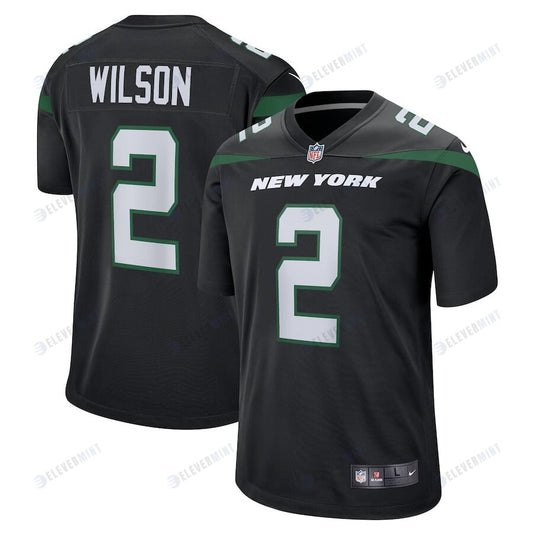 Zach Wilson 2 New York Jets YOUTH Game Jersey - Black