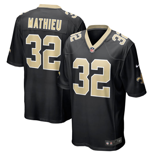 Tyrann Mathieu New Orleans Saints Nike Youth Game Jersey - Black