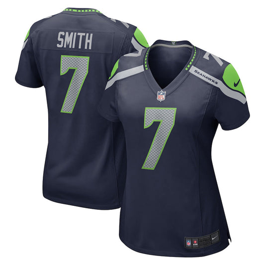 Women's Seattle Seahawks Geno Smith Game Jersey - Navy