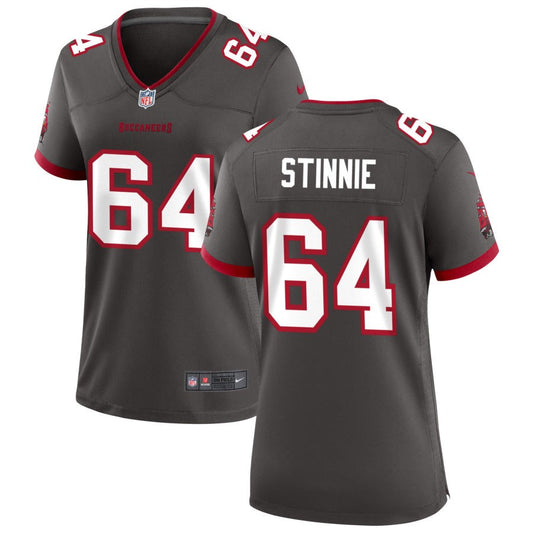 Aaron Stinnie Tampa Bay Buccaneers Nike Women's Alternate Game Jersey - Pewter