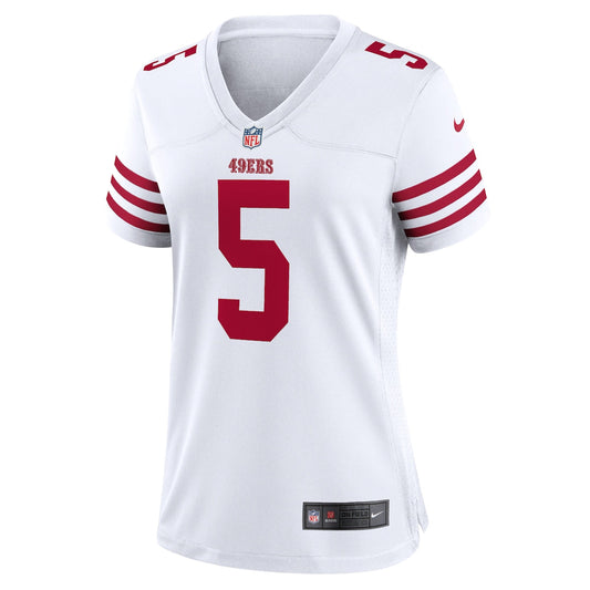 Women's Trey Lance Nike 49ers Game Player Jersey - White