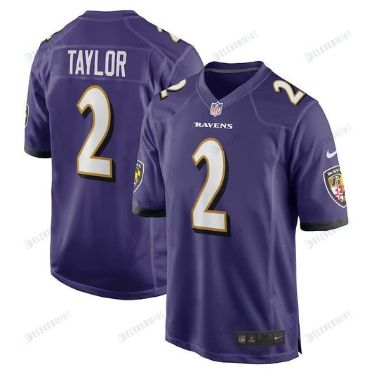 Tyrod Taylor 2 Baltimore Ravens YOUTH Team Color Game Jersey