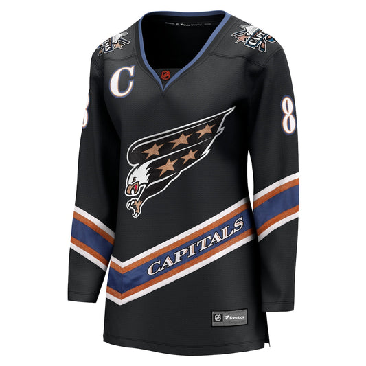 Women's Alexander Ovechkin Fanatics Capitals Special Edition 2.0 Breakaway Jersey - Black