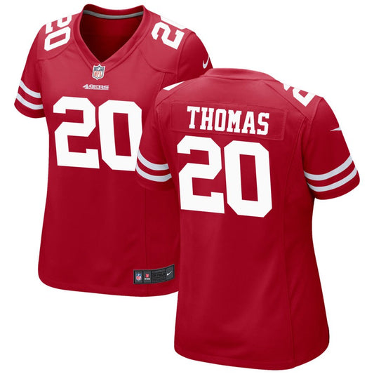 Ambry Thomas San Francisco 49ers Nike Women's Game Jersey - Scarlet