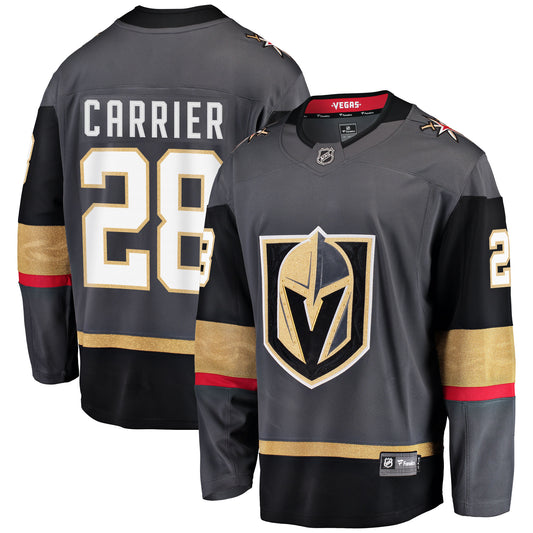 William Carrier Vegas Golden Knights Alternate Breakaway Player Jersey - Gray