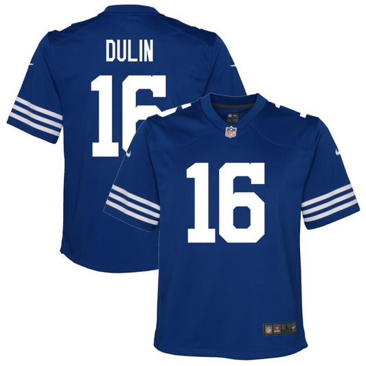 Ashton Dulin Indianapolis Colts Nike Youth Alternate Game Jersey - Royal