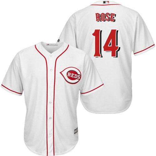 Youth Cincinnati Reds Pete Rose Replica Home Jersey - White