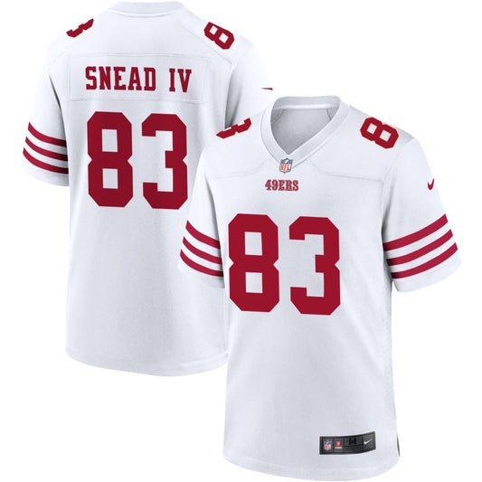 Willie Snead IV San Francisco 49ers Nike Youth Game Jersey - White