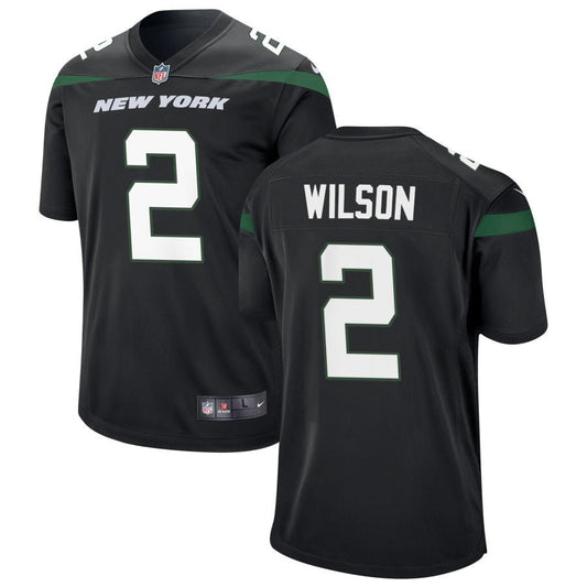 Zach Wilson New York Jets Nike Youth Game Jersey - Black