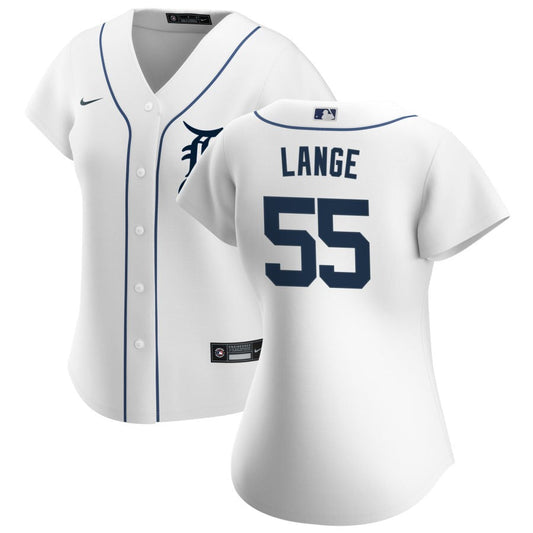 Alex Lange Detroit Tigers Nike Women's Home Replica Jersey - White