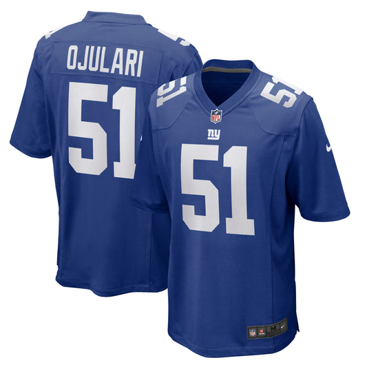 Azeez Ojulari New York Giants Nike Game Jersey - Royal