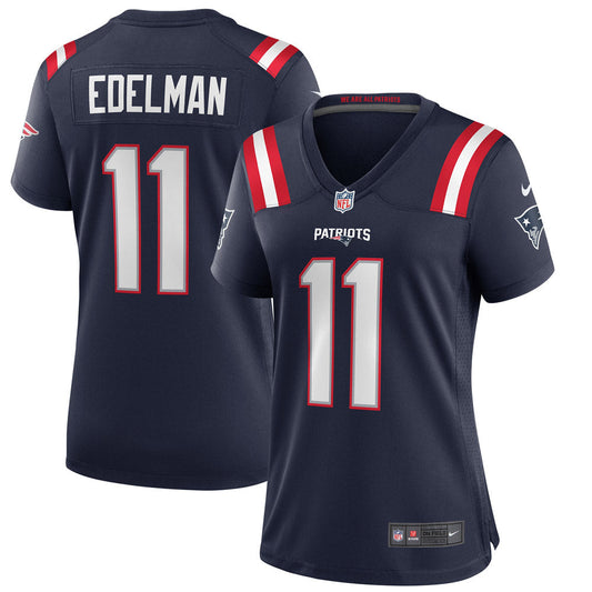 Women's New England Patriots Julian Edelman Game Jersey Navy