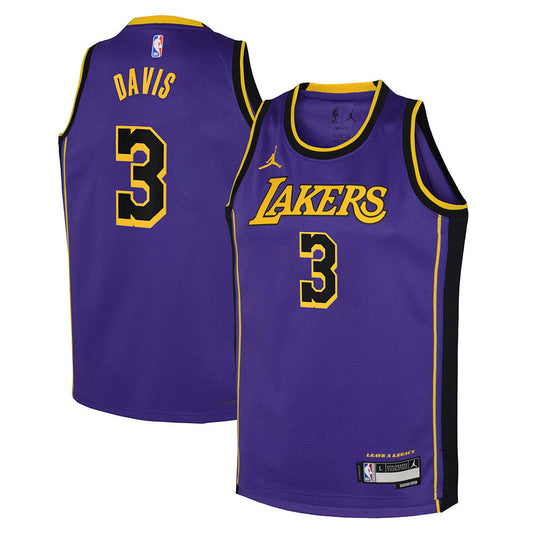 Youth Los Angeles Lakers Anthony Davis Statement Edition Jersey - Purple