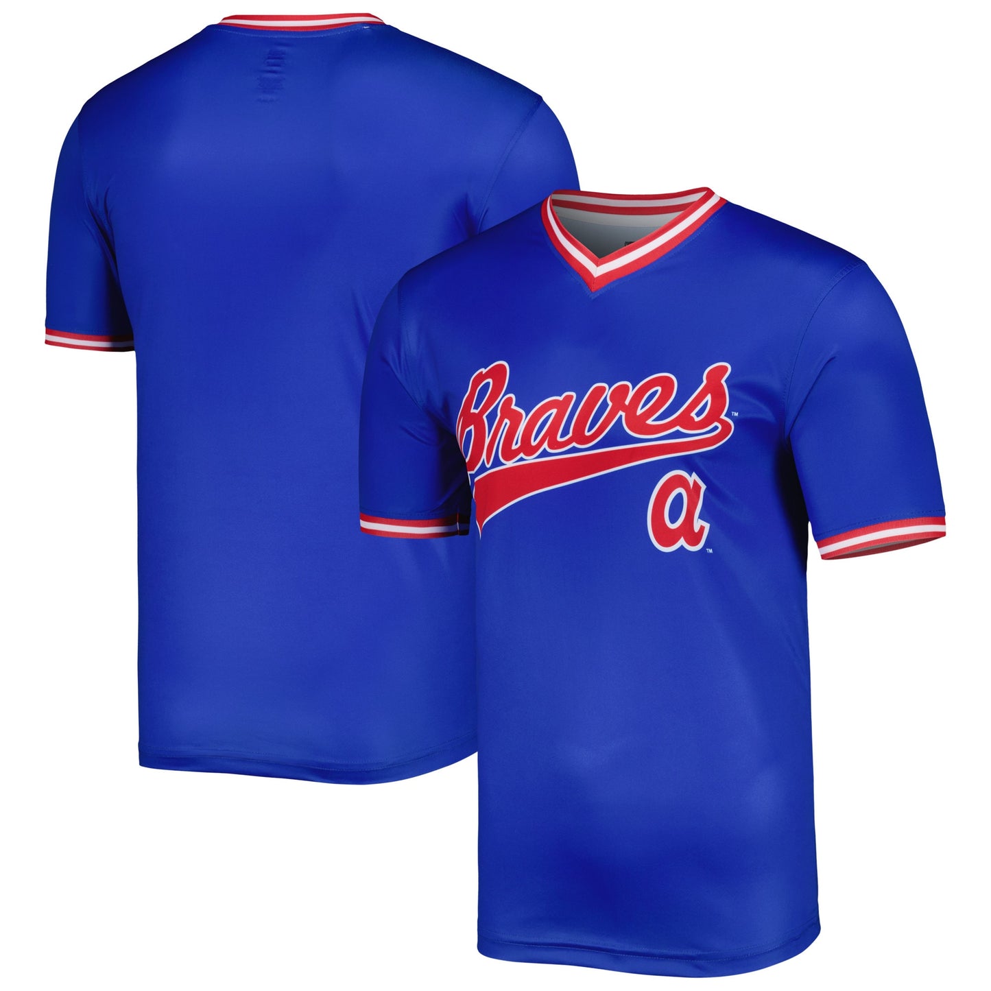 Atlanta Braves Stitches Cooperstown Collection Team Jersey - Royal