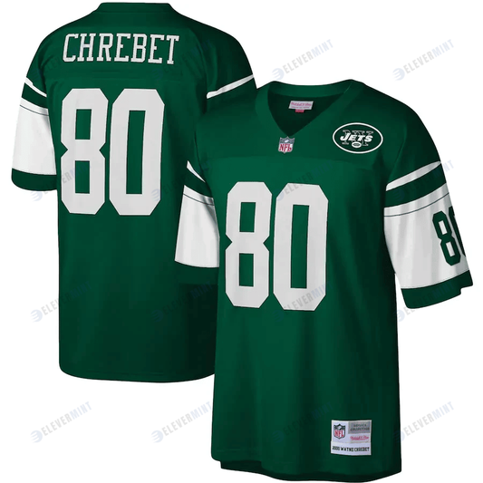 Wayne Chrebet 80 New York Jets Mitchell & Ness Legacy Jersey - Green