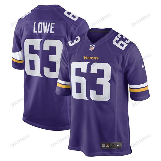 Vederian Lowe Minnesota Vikings Game Player Jersey - Purple